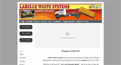 Desktop Screenshot of labelle-wastesystems.com